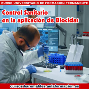curso control sanitario en la aplicación de biocidas