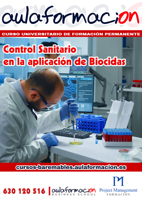 curso control sanitario en la aplicación de biocidas