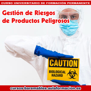 curso gestión de riesgos de productos peligrosos