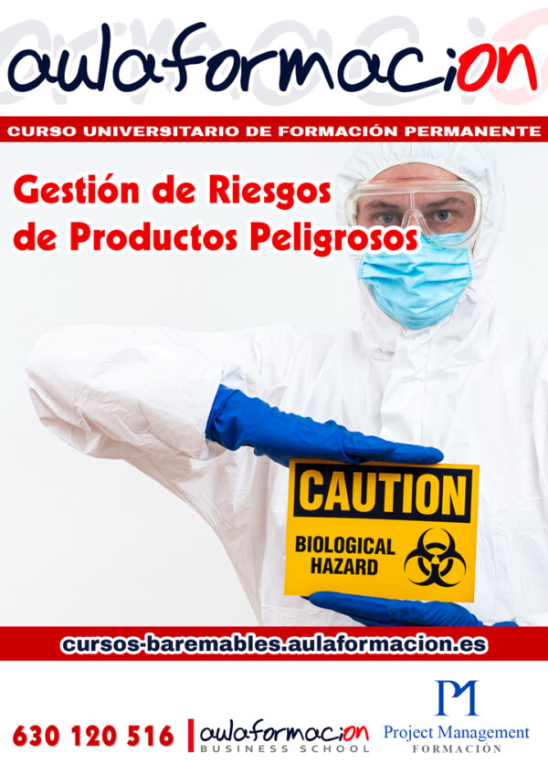 curso gestión de riesgos de productos peligrosos