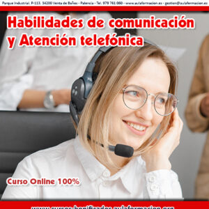 Curso habilidades comunicación y atención telefónica - AULAFORMACION