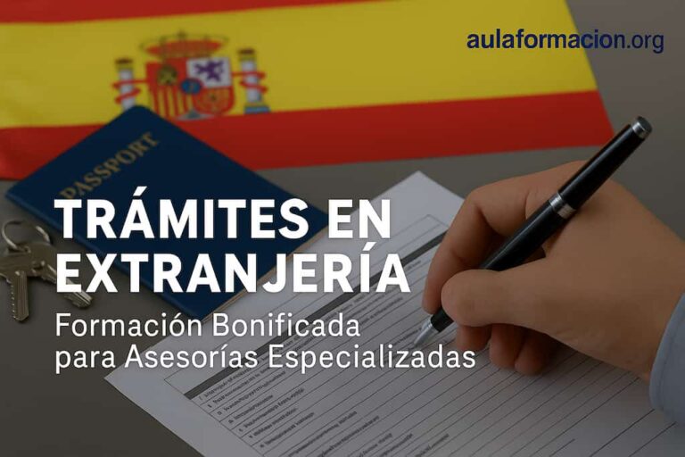 Curso Bonificado en Trámites de Extranjería para Asesorías | Aulaformacion