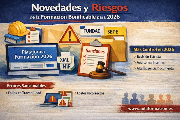 Formación Bonificable 2026: Novedades y Riesgos Clave