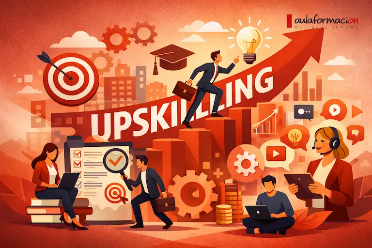 Upskilling: mejora las habilidades de los trabajadores con Aulaformacion