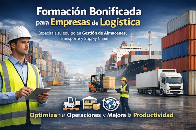 Formación bonificada para empresas de logística y transporte
