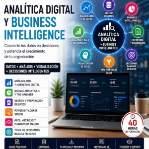 Curso de Analítica Digital y Business Intelligence bonificado FUNDAE — GA4, Looker Studio y BI para marketing