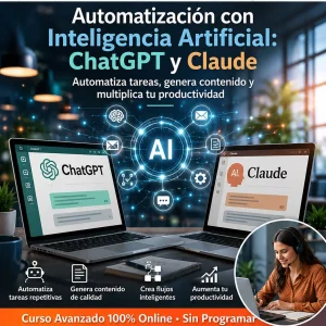 curso Automatización con Inteligencia Artificial: Chatgpt y Claude
