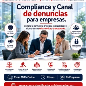 Curso online de compliance y canal de denuncias para empresas conforme a la Ley 2/2023