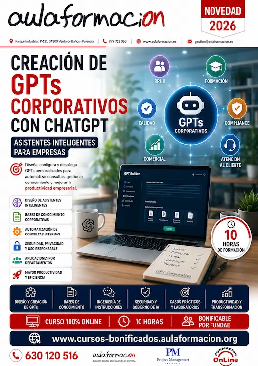 creacion-gpts-corporativos GPTs Personalizados para RRHH, Formación, Calidad y Compliance