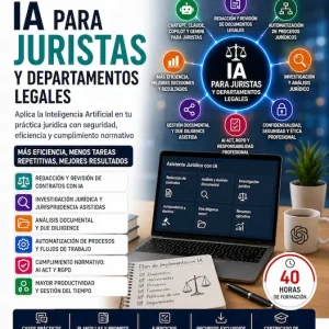 Curso IA para Juristas con ChatGPT, Claude, Copilot y herramientas LegalTech para abogados y departamentos legales
