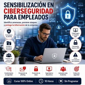 Curso de Sensibilización en Ciberseguridad para Empresas