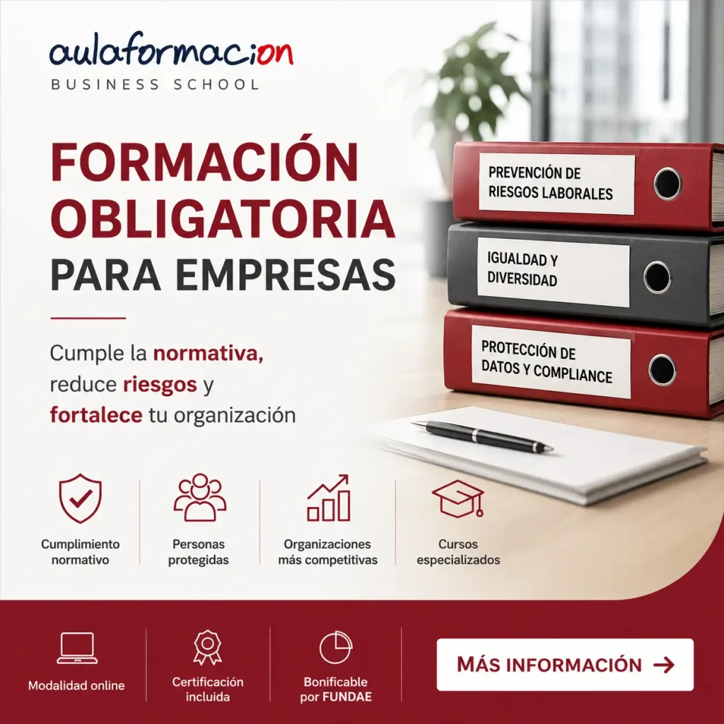 Cursos Bonificados: Formación obligatoria y recomendada