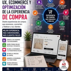 Curso de UX Ecommerce y Optimización de la Experiencia de Compra bonificado FUNDAE — checkout, carrito y pruebas A/B