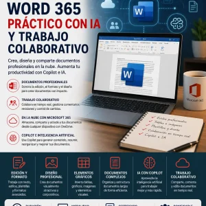 Curso Word 365 con inteligencia artificial, Copilot y trabajo colaborativo en Microsoft 365