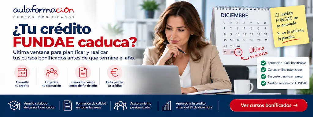 Tu crédito FUNDAE caduca el 31 de diciembre: última ventana